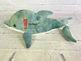 Fiesta Six Flags Great Adventure Dolphin Plush Stuffed Animal Toy Prize Souvenir - £27.60 GBP