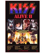 KISS Band ALIVE II Album 24 x 36 Inch White Border Custom Poster Clean C... - $61.75 CAD