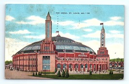 Postcard St. Louis Missouri The Arena Oakland Ave. Forest Park Exhibits 1950 - £5.09 GBP