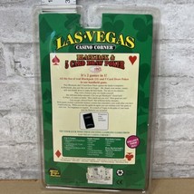 MGA 1995 Las Vegas 2 in 1 Blackjack &amp; 5 Card Draw Poker Electronic Handheld NIP - £13.44 GBP