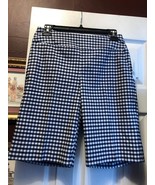 NWT SWING CONTROL Navy Blue White Gingham Check Pullon Stretch Golf Shor... - $951.78 MXN