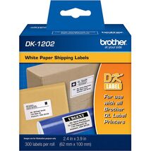 Brother Genuine DK-1202 Die-Cut Shipping Paper Labels, Long Lasting Reli... - $32.34+