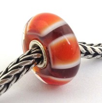 Authentic Trollbeads Red Symmetry (D) Glass Charm, 61408 New - £18.62 GBP