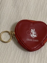 Minnie Mouse Heart-Shaped Coin Case Red - £16.44 GBP