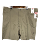 Wrangler Performance Shorts 48 Brown Khaki Mens Quick Dry Cargo 9&quot; Insea... - $54.18 CAD