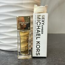 Michael Kors SEXY AMBER Eau de Parfum .24 oz Mini Perfume Splash Damaged... - $9.45