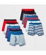 Boys' 10pk Striped Boxer Briefs - Cat & Jack™ Red/Blue L - €12,88 EUR Boys' 10pk Striped Boxer Briefs - Cat & Jack™ Red/Blue L - €12,88 EUR