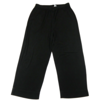 CHICO&#39;S TRAVELER Black Slinky cropped Pants Size 1 - £15.13 GBP