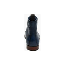 Stacy Adams Henry Cap Toe Lace Up Boot Leather Navy 25718-410 image 7