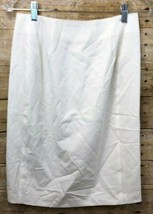 NWT New York &amp; Company Women&#39;s Off White Pencil Skirt Size 0 - MSRP $46.95 - £9.74 GBP