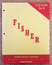 Vintage 1950s Fisher Ottone Foundry Catalogo N.6 &amp; Prezzo List - Great Cond - $20.48