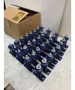 32 Lot of Free Standing Spring Mounts 6.5&quot;x4.5&quot;x2&quot; Blue - (32 Quantity) - $285.08