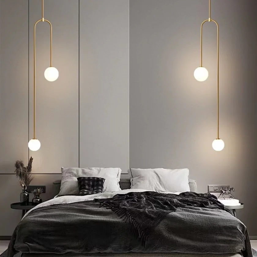 Modern Pendant Lighting for Bedroom Bedside Entrance Ceiling Hanging Lamp - $57.99+