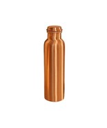 Handmade 100% Pure Copper Water Bottle - 950ml | Leak-Proof Plain Bottle - $576.70 MXN