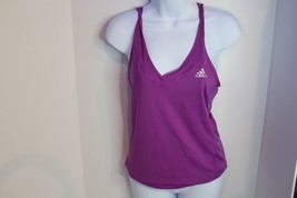 Adidas Original AY7576 Women&#39;s Tech Fit TF Tank Top Tee Purple sz S - £15.50 GBP