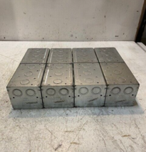 8 Quantity of Raco 697 3-Gang Masonry Boxes 67.3 cu in 3-1/2&quot; Deep 5-1/2... - $94.99