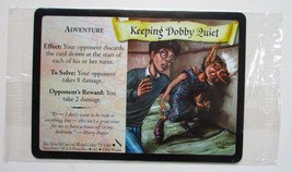 2002 Harry Potter Wizards Trading Card Game Promo Card Keeping Dobby Quiet - £8.49 GBP