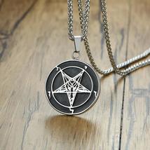 Inverted Baphomet Satanic Pentagram Sigil - £14.71 GBP