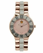 NEW Louis Richard 9228 Women&#39;s Rivoli Series Brushed Rose Gold / Off-White Watch - £21.34 GBP