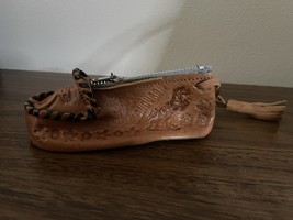 HONDURAS LEATHER SOUVENIR COIN PURSE - e505 - $14.85