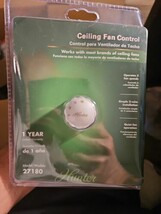 Hunter Model 27180 White All Fan 3-Speed Ceiling Fan Control Diy For All Brands - $18.81