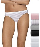 HANES Ultimate Cool Comfort Ultra Soft Tagless Bikini 42HUC6  6Pk Size 8/XL - £7.89 GBP