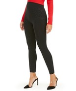 INC International Seamless Embossed Animal-Print Leggings Black All Sizes - $13.72 CAD