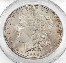 1886 $1 Silver Morgan Dollar Graded by PCGS as MS-65! Gorgeous Coin! - £238.87 GBP