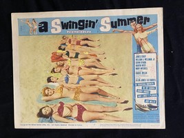 Swingin&#39; Summer 11&quot;x14&quot; Lobby Card 1965 Raquel Welch - £38.15 GBP