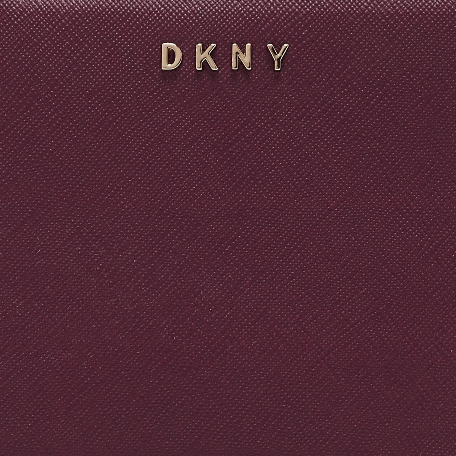 DKNY Burgundy Leather Vela Zip Around Wallet - EUC Item image 5