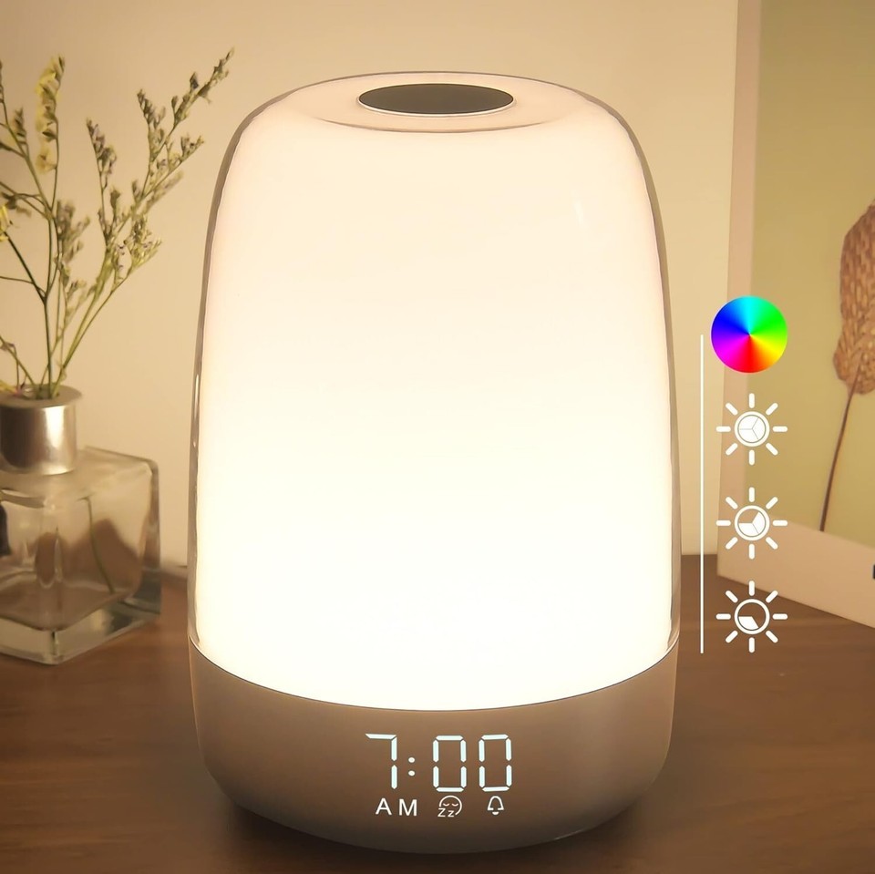 Dimmable Night Light with Sunrise Alarm and Snooze Timer for Children's Bedrooms Item image 3