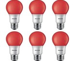 Philips LED 463216 A19 Party Bulbs: 8-Watt (60-Watt Equivalent), E26 Med... - £19.97 GBP