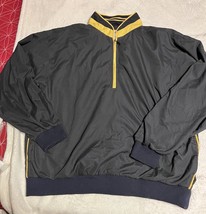 ease…Men’s Lightweight Black 3/4 Zip Pullover Jacket.  Sz Large - £11.42 GBP