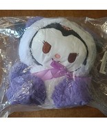 NEW 18cm Japan Sanrio Kuromi Fluffy Panda Purple Kawaii Plush Doll Toy  - $245.88 MXN