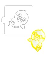 Baby Shark Cartoon Stencil And Cookie Cutter Set USA Made LSC995 - $111.90 MXN