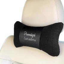 Personalized Customized Monogram Car Seat Neck Ergonomic Pillow Headrest Cushion - £11.50 GBP