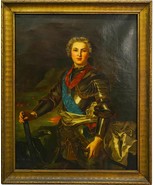 Jean-Marc Nattier, 1685-1766, Oil on Canvas Portrait of Dauphin Louis - $19,000.00