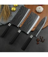  Damascus Professional Nife Outdoor Camping Chef Knife Kitchen Knives Se... - £11.99 GBP+