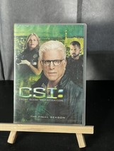 Csi Crime Scene Investigation The Final Season 15 5 Dvd Set - £11.86 GBP