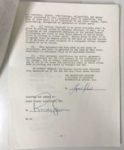 Randy Sparks Signed Autographed Vintage 1966 Music Contract - Lifetime COA - $299.99