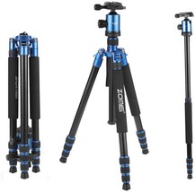 Zomei Z818 Tall Camera Tripod 65&#39;&#39; Aluminium Alloy Monopod With 360, Blue - £97.95 GBP