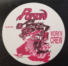 POISON / BRET MICHAELS - VINTAGE ORIGINAL CLOTH CONCERT TOUR BACKSTAGE PASS - $10.00