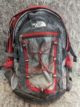 The North Face Borealis Backpack Red/Black/Gray Travel Hiking School Bag - £27.45 GBP