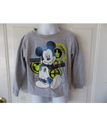 Disney&#39;s Mickey Mouse &quot;MOUSE IN THE HOUSE&quot; GRAY LONG SLEEVE T-SHIRT SIZE... - £11.40 GBP