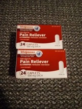 2 Walgreens Extra Strength Pain Reliever 24 caplets (ZZ74) - £11.13 GBP