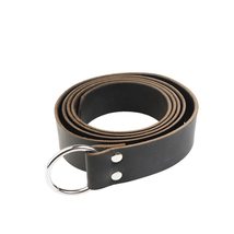 Medieval Gears Brand Medieval Genuine Black Leather Belt with Steel Hoop... - £13.18 GBP+