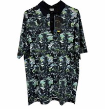 Callaway OPTI•DRI Floral Print Golf Shirt Swing Tech UPF 50 Mens Size Medium - £32.69 GBP