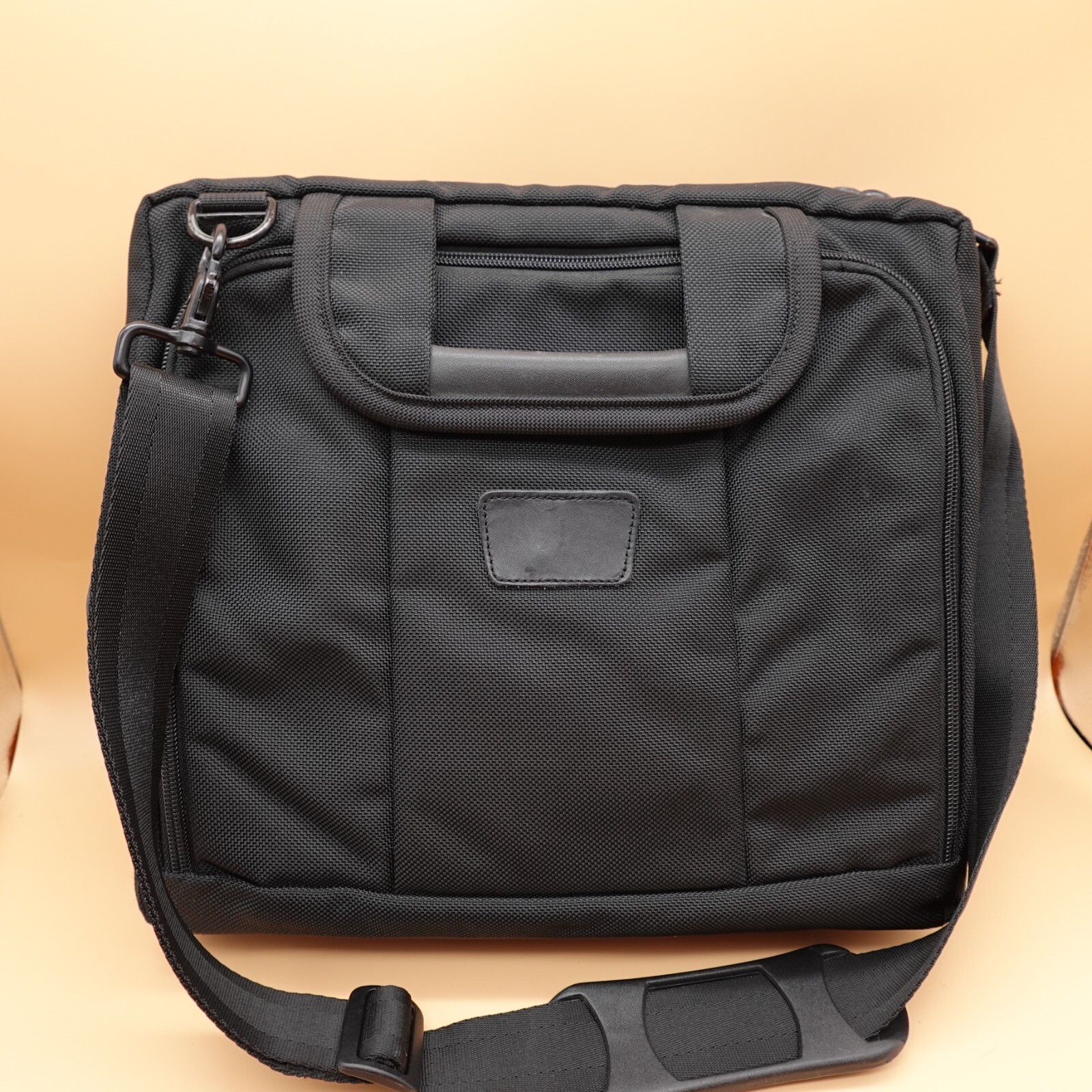 Brenthaven Laptop Bag Briefcase Travel Crossbody Black Stiff Side Protec... - $18.98