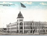 National Sewing Machine Co Plant Building Belvidere Illinois IL DB Postc... - $8.86