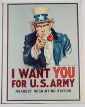 I want You for U.S. Army 1968 Very Good never used. - £18.00 GBP